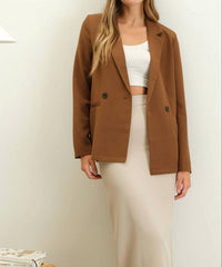 The Workshop Studio - Carmine Double Breasted Blazer