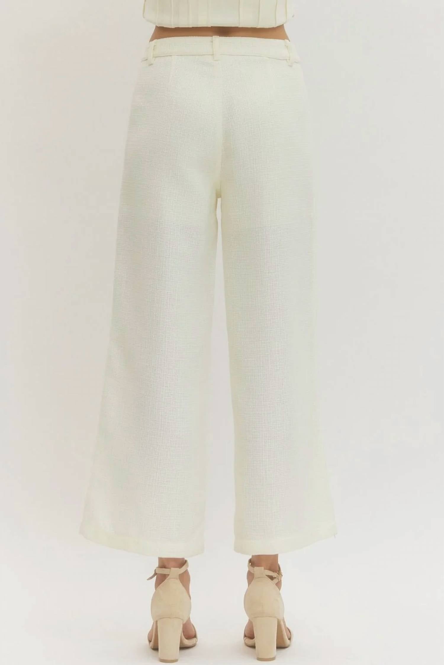 Entro - Front Patched Pocket Pants