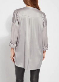 Ecovero Stretch Satin Shirt