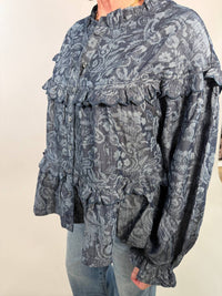 Ivy Jane - Tiered Shacket With Scallop Detail