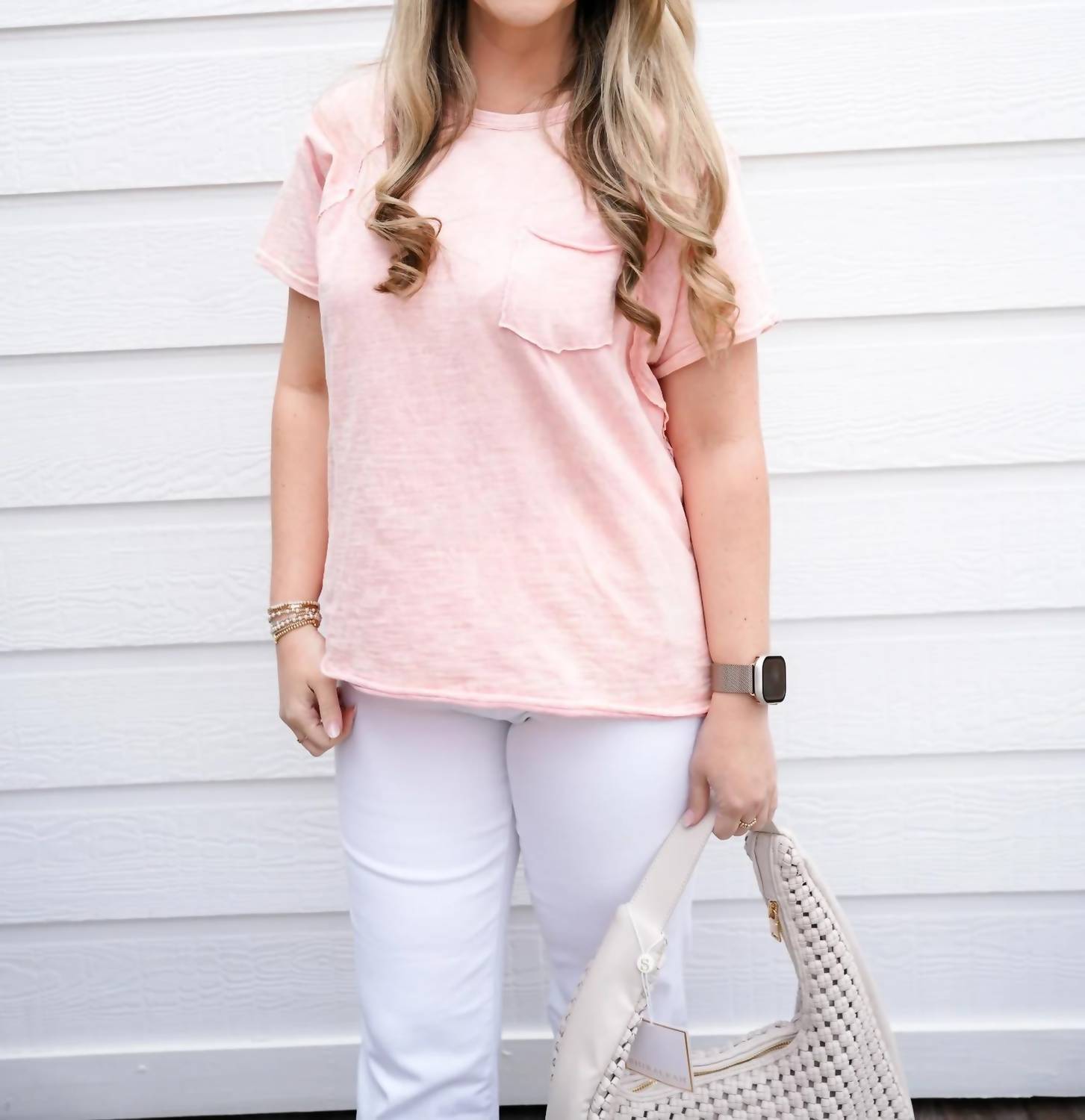 Doe And Rae - Raw Edge Pocket Tee