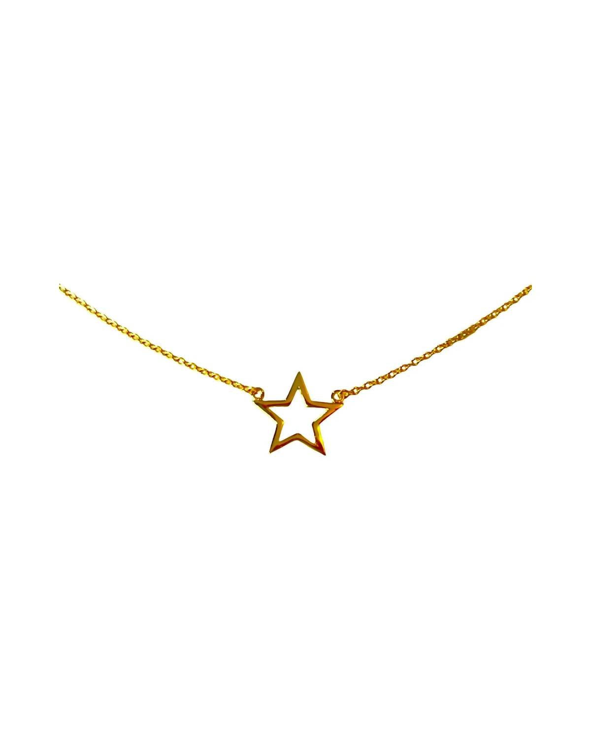 Jack And Jewelz - Girl's Open Star Pendant Necklace