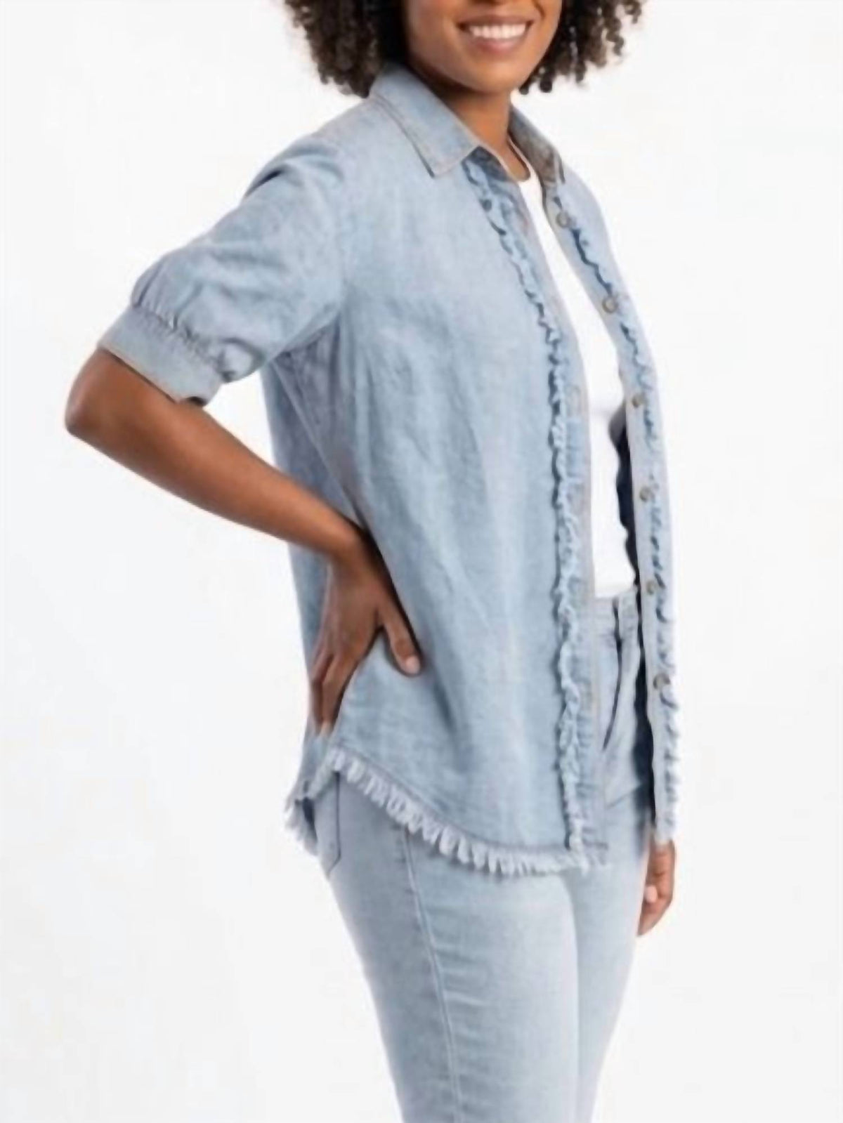 Sewn And Seen - Throwback Denim Top