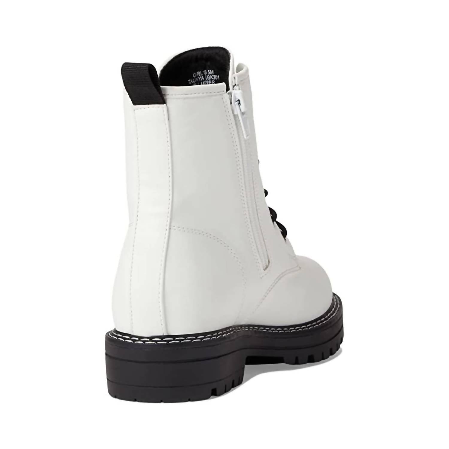 MIA Girls Taunya Boots in white - kids' boots - alternate view