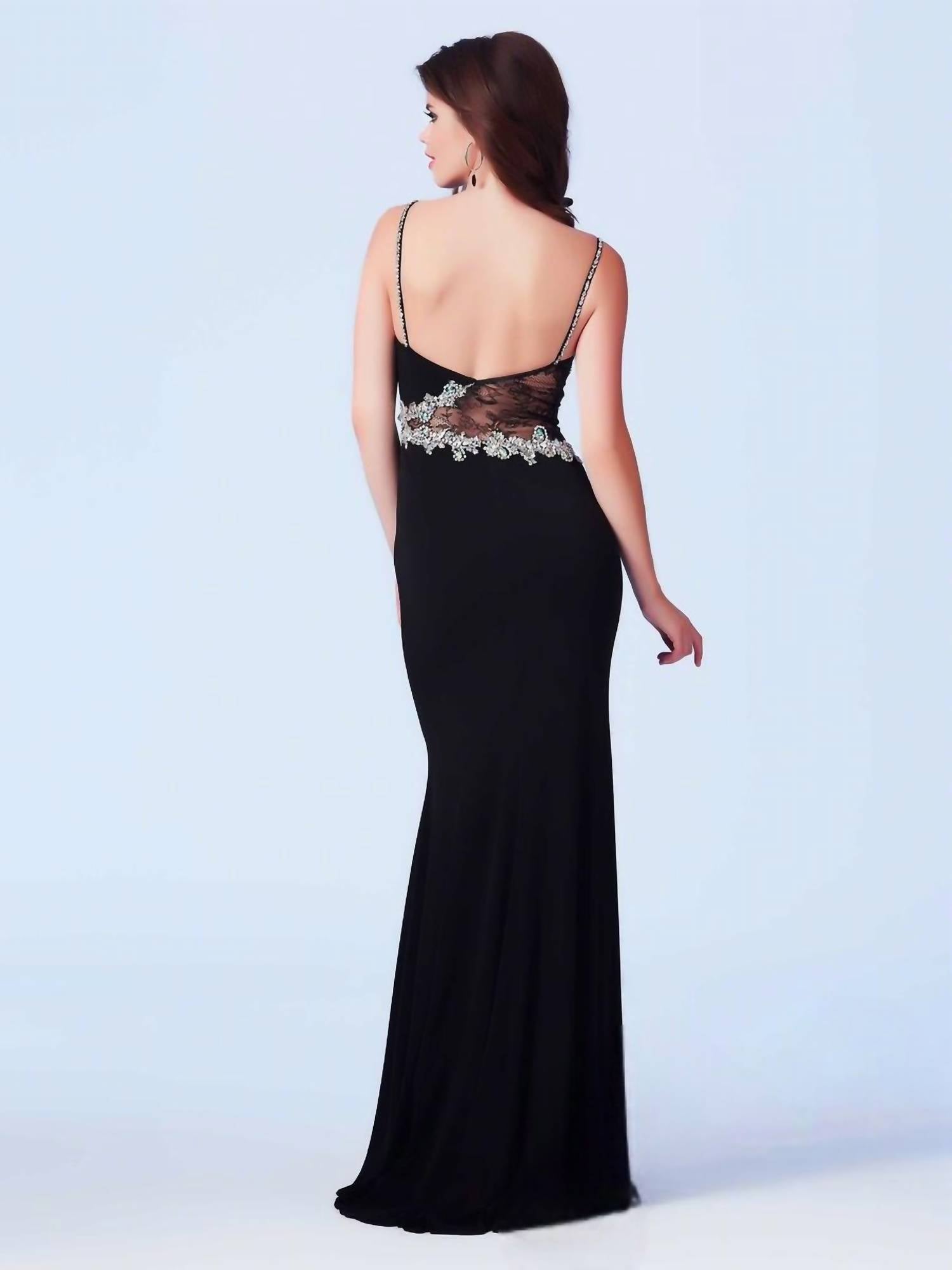 Mac Duggal - Beaded Illusion Gown