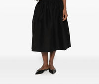 TOTEME Twinflowers Midi Tee Dress in black - women's dress