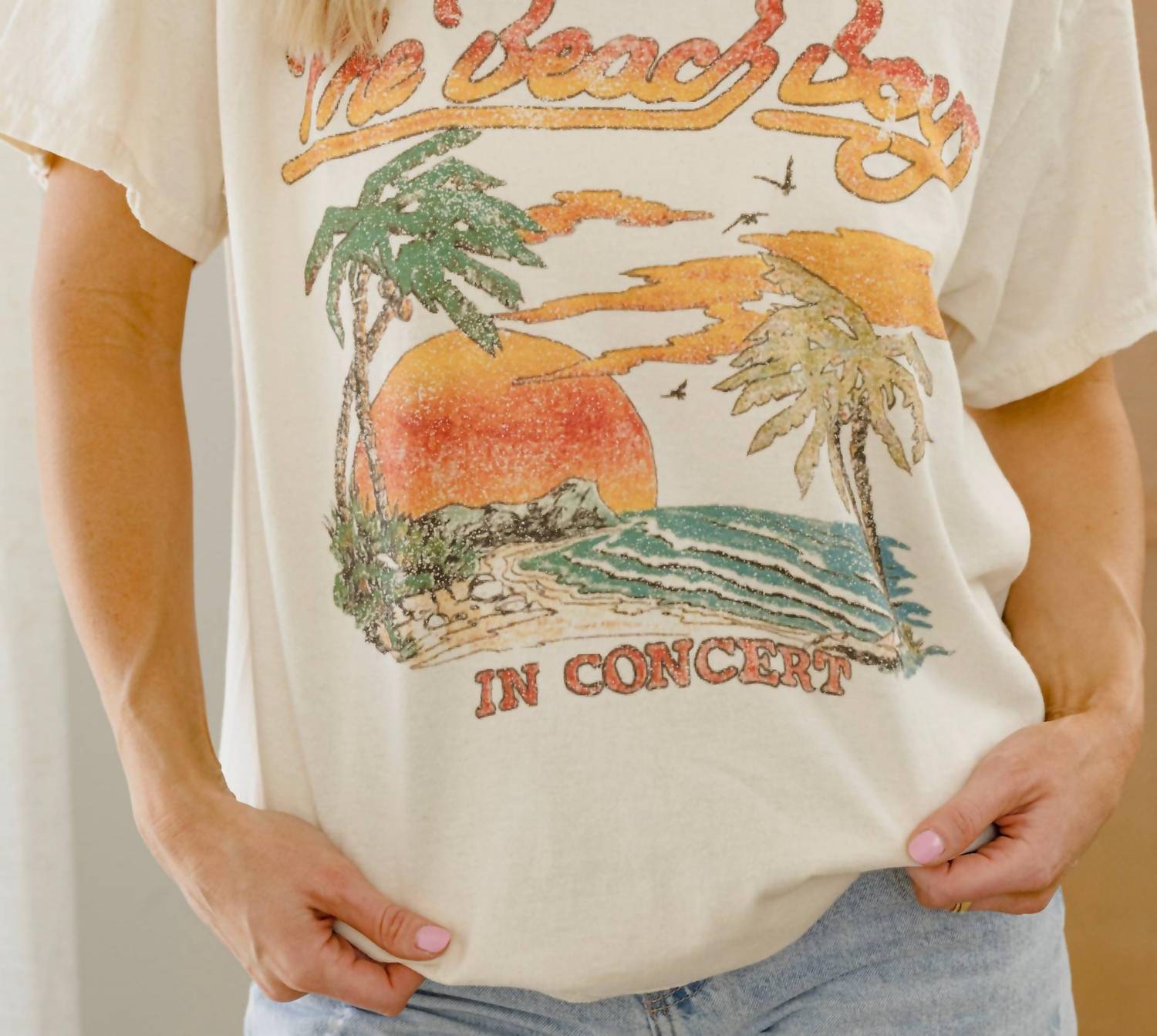 Livylu - Beach Boys In Concert Thrifted Graphic Tee