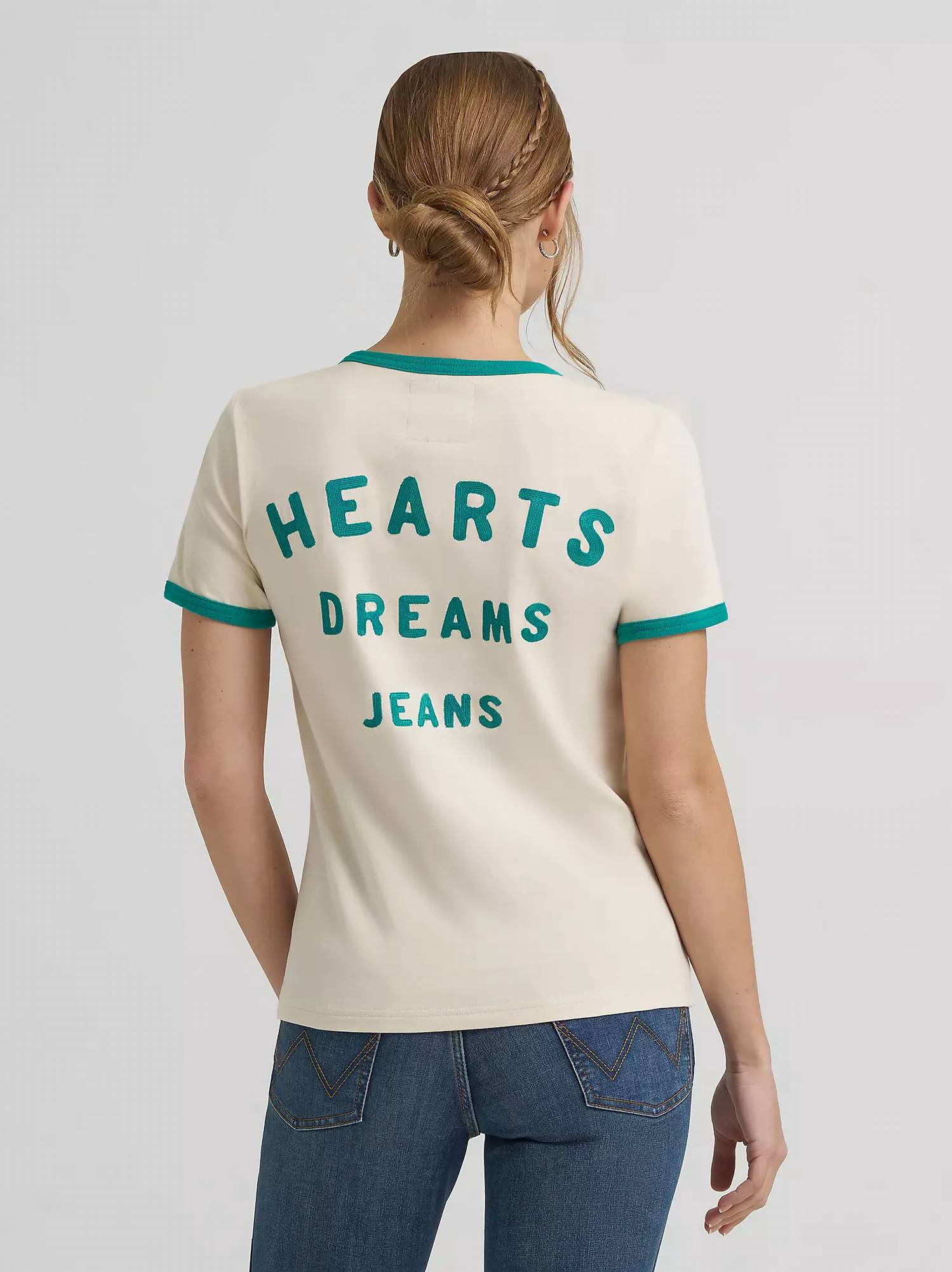 Wrangler - Hearts Dreams Ringer Tee