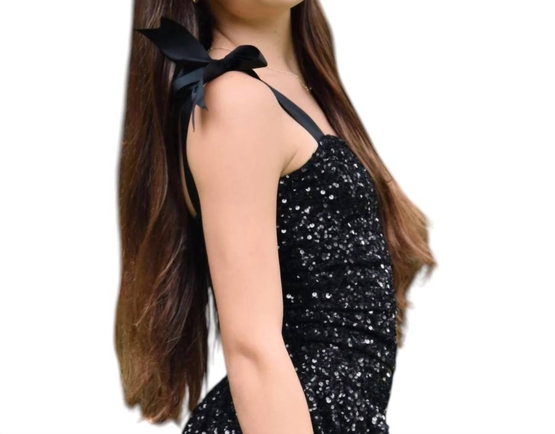 Flowers By Zoe - Marlin Sequin Ribbon Top