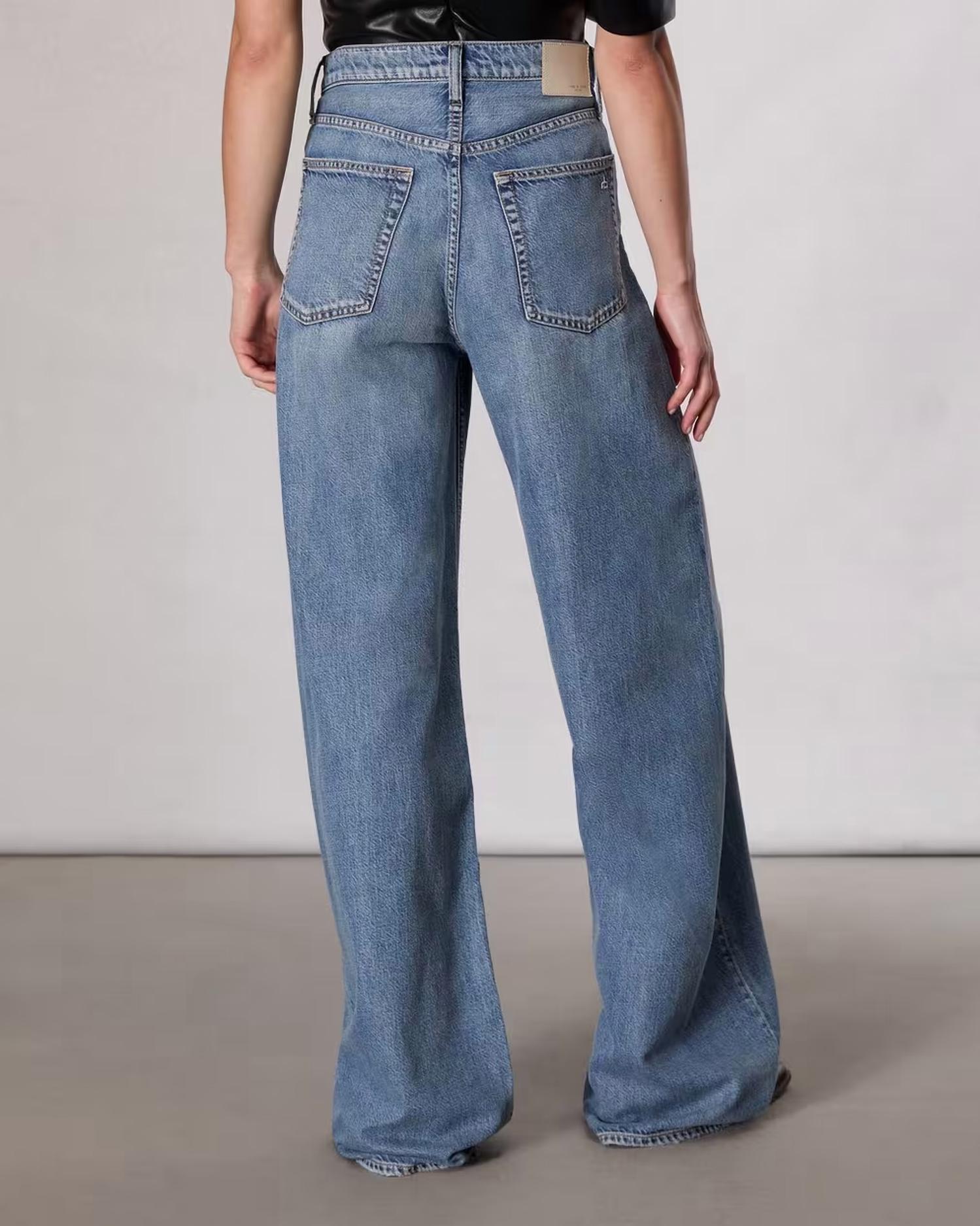 Rag & Bone - Featherweight Sofie Wide Leg Jeans
