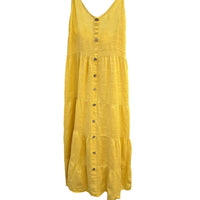 Made In Italy - Viviana Tiered Linen Dress