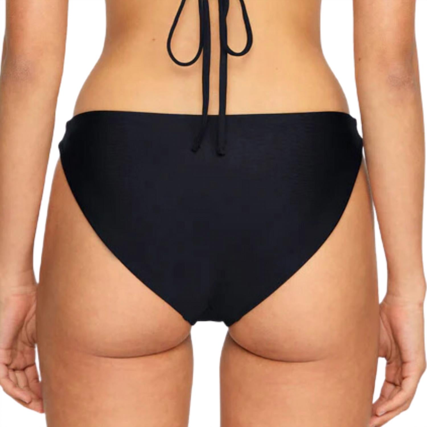 MIKOH Women's Zuma Two Bottom in noir - women's swimwear - detail view