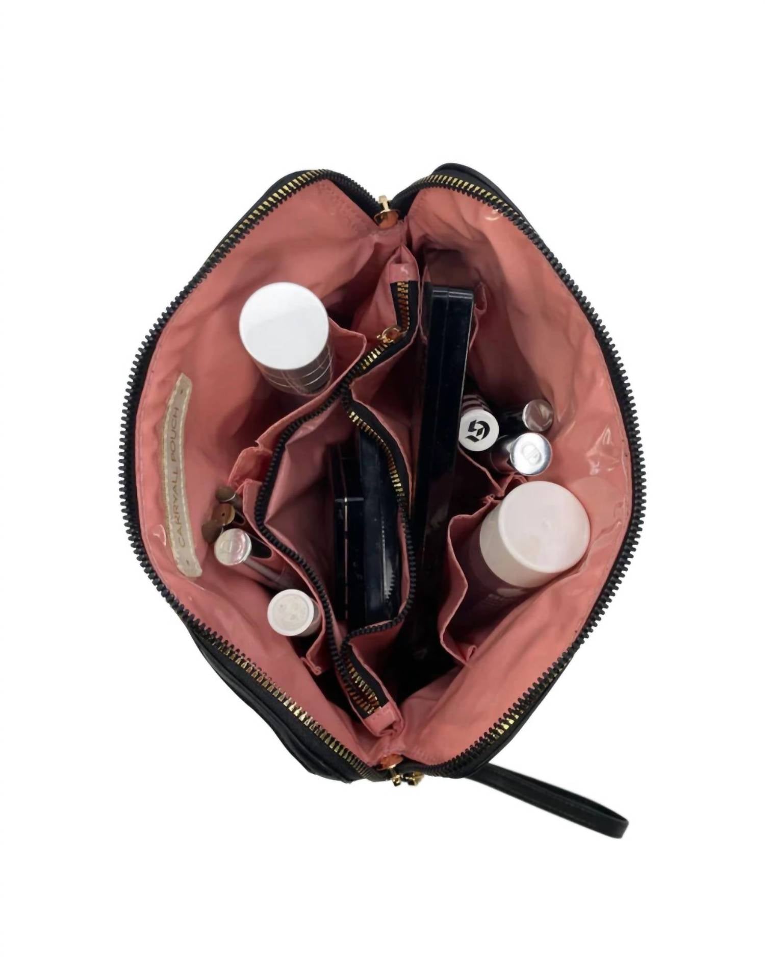 PurseN Women's Litt Makeup Case in black - women's bag - detail view