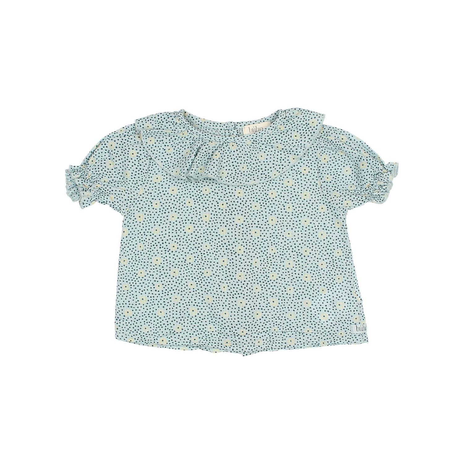 Búho - Kid's Flower Dots Blouse
