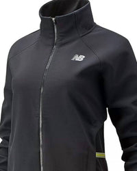 New Balance Women's Impact Run Winter Jacket in black - women's jacket - detail view