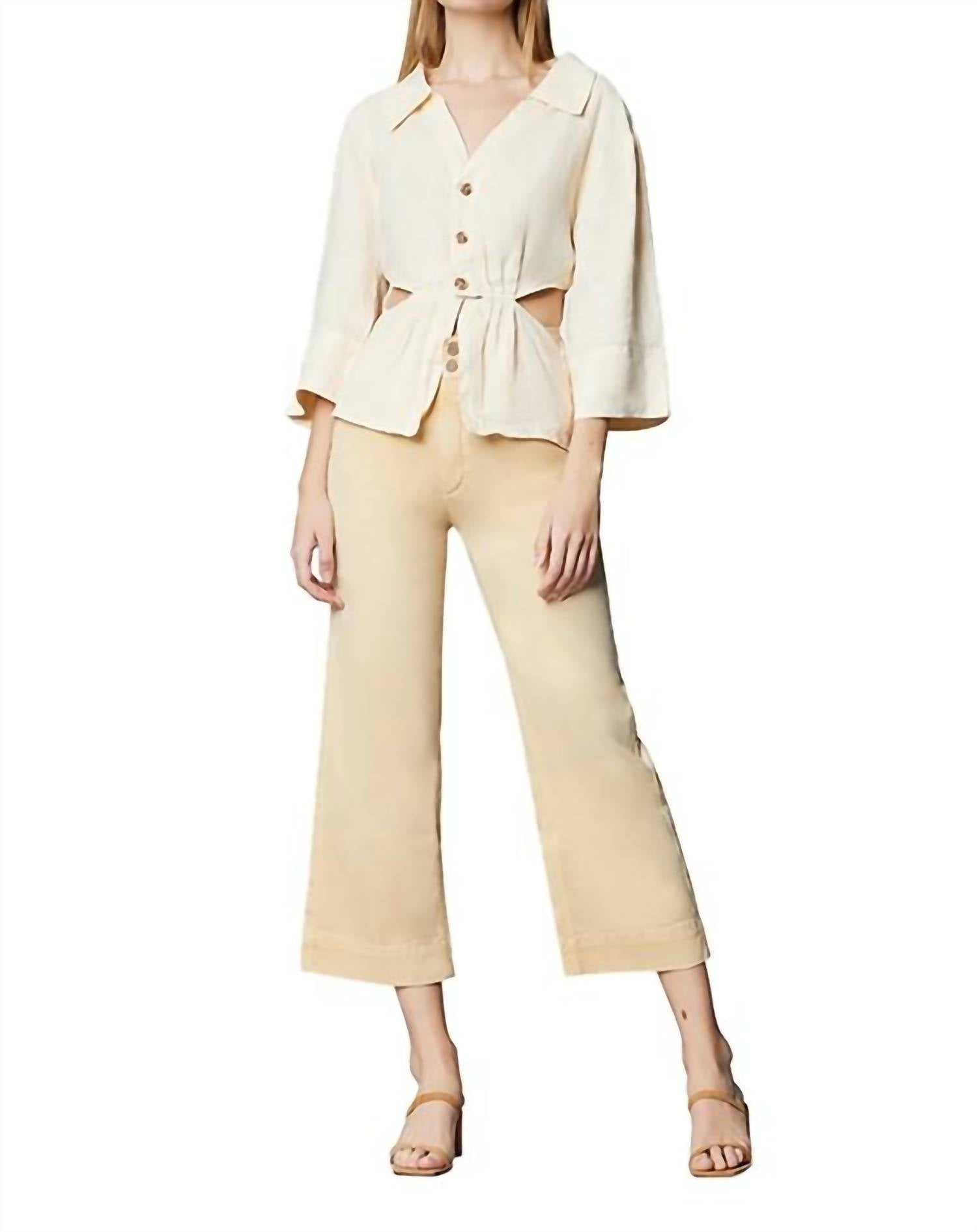 Hepburn High Rise Wide Leg Jean