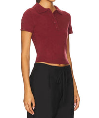 Jonathan Simkhai - Twila Short Sleeve Polo