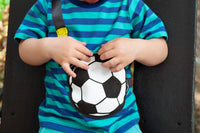 magnetic me Boy's Soccer Short Sleeve Tee + Short Set in soccer bag fidget pocket - item - alternate view