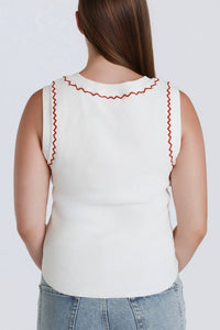 Aaron & Amber - Canyon Stitched Tank Top