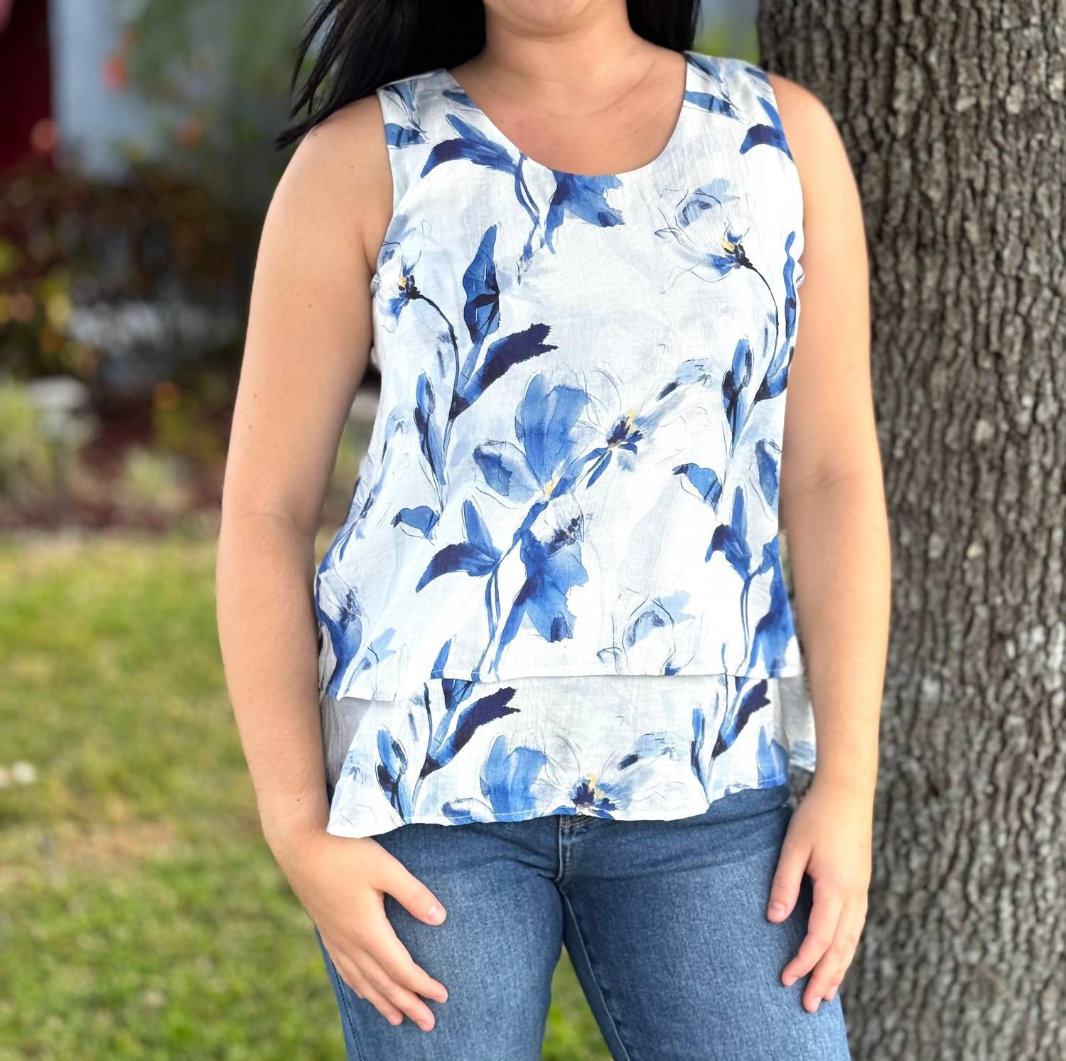 Coco + Carmen - Suni Printed Tank Top