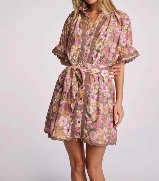 Sundays - Dusk Floral Evelyn Mini Dress