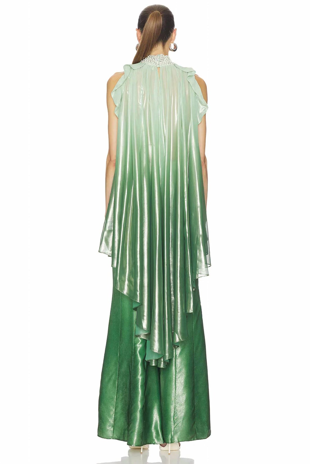 La Fuori - Iridescent Embroidered Top