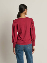 Nation Ltd - Loren Smocked Peasant Tee