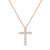 Diana M Jewels - Women's Round Lab-Grown Diamond Pendant Necklace (0.50 Ct) - Signature