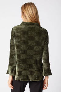 Habitat - Crinkle Velvet Flounce Shirt