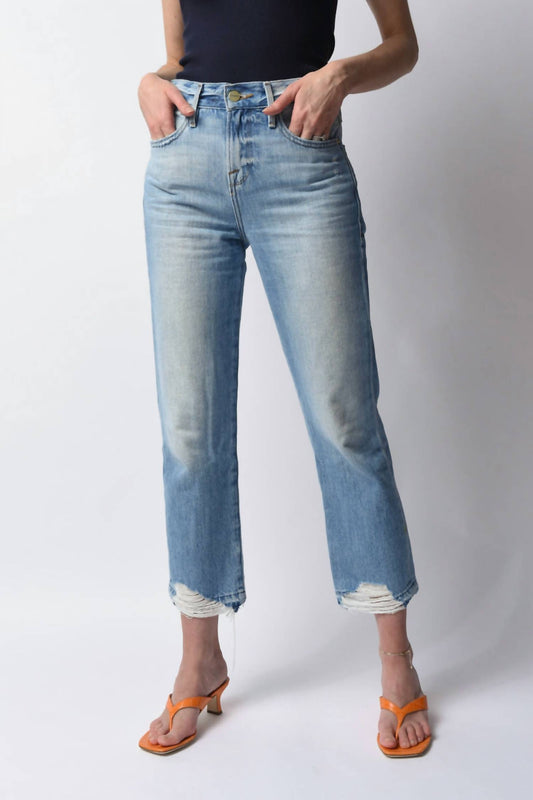 Frame - Le Hollywood Crop Released Hem Jeans