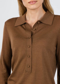 White + Warren - Superfine Merino Polo Top