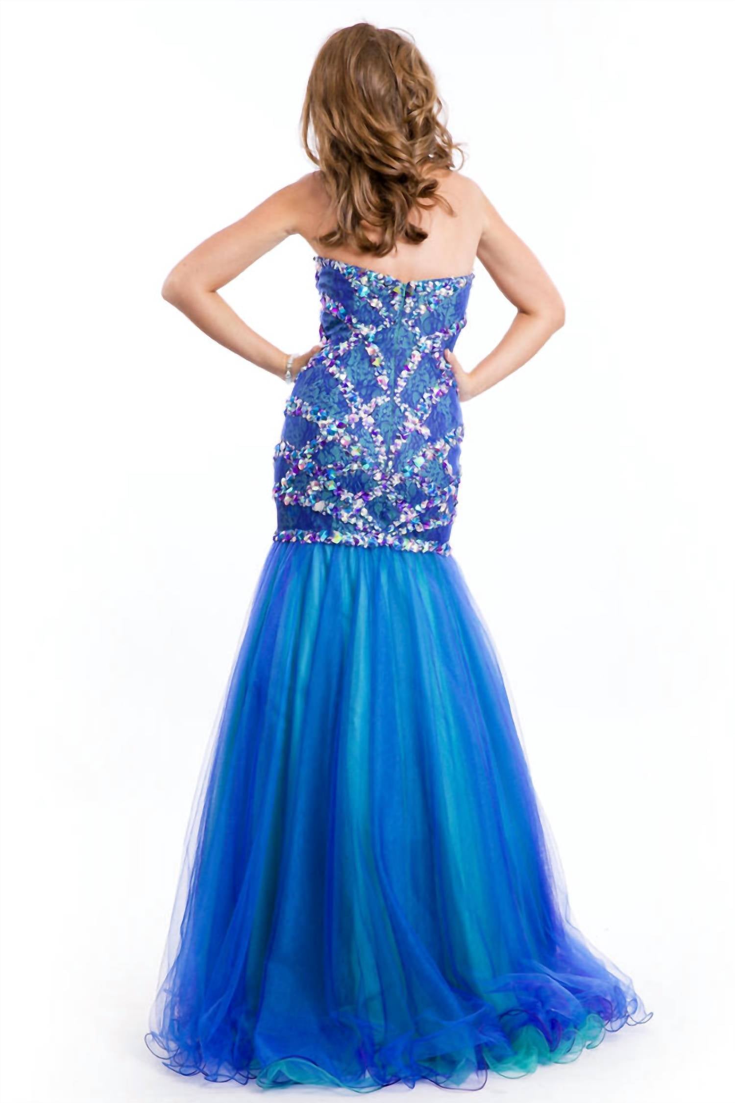 Rachel Allan - Strapless Sweetheart Mermaid Gown