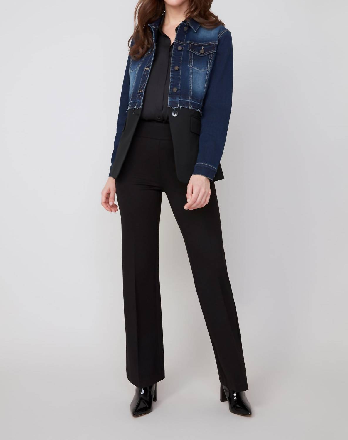 Renuar - Mixed Media Blazer