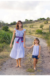 Mer St. Barth - Girls Colette Top And Short Set