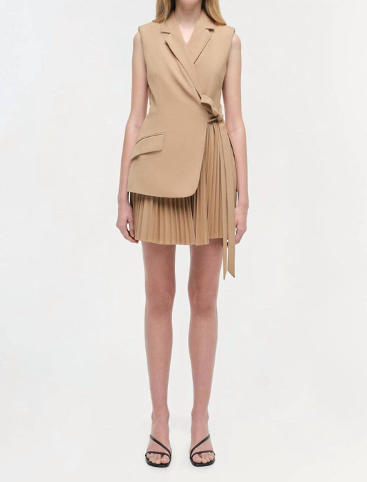 Simkhai - Eman Pleated Mini Dress