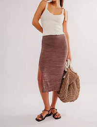 Elan - Golden Hour Midi Skirt