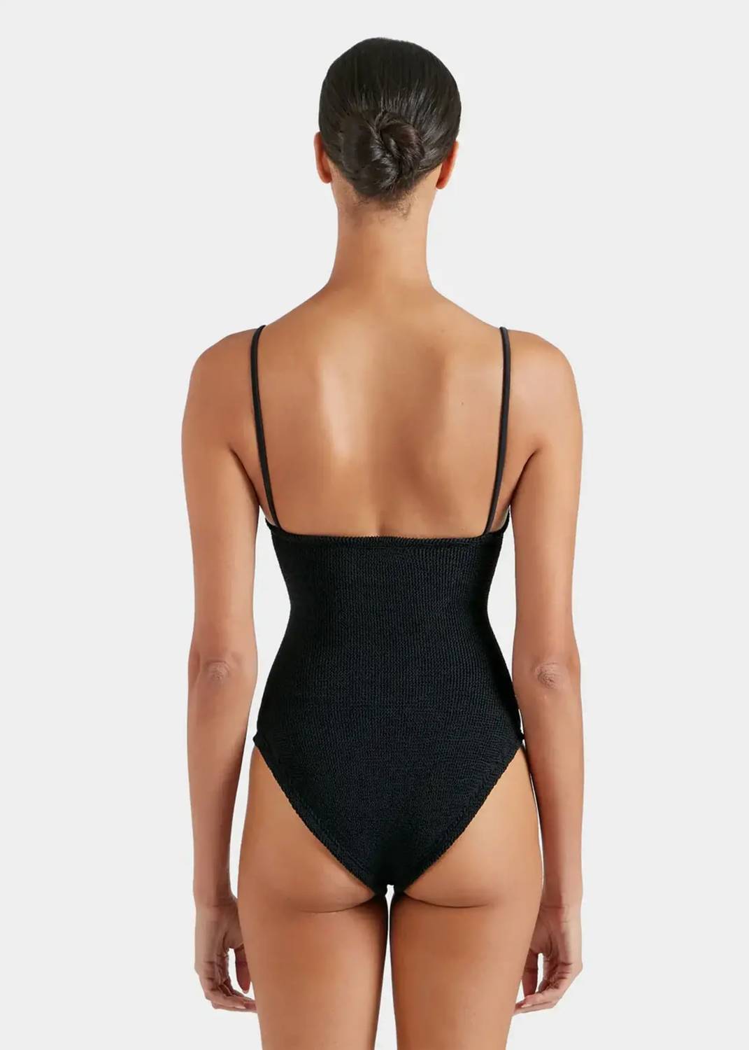 Hunza G - Crystal Swimsuit with Fabric Covered Hoops