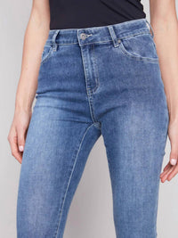 Charlie B - Asymmetrical Raw Edge Jean