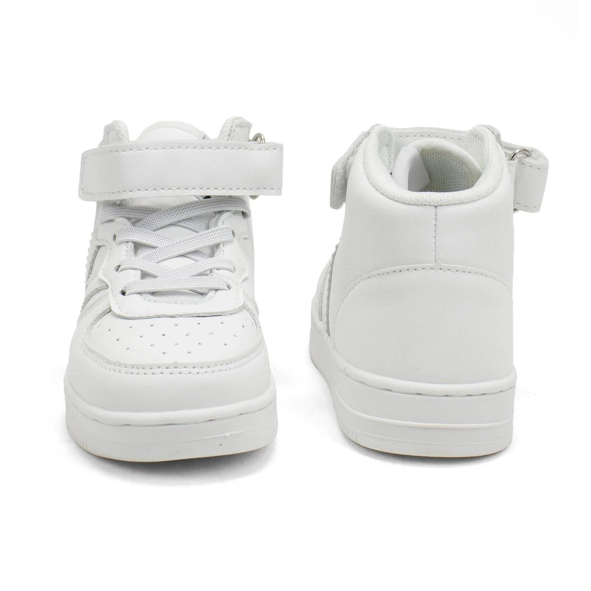 Victoria - Boy's Tiempo Faux Leather High-top Sneakers