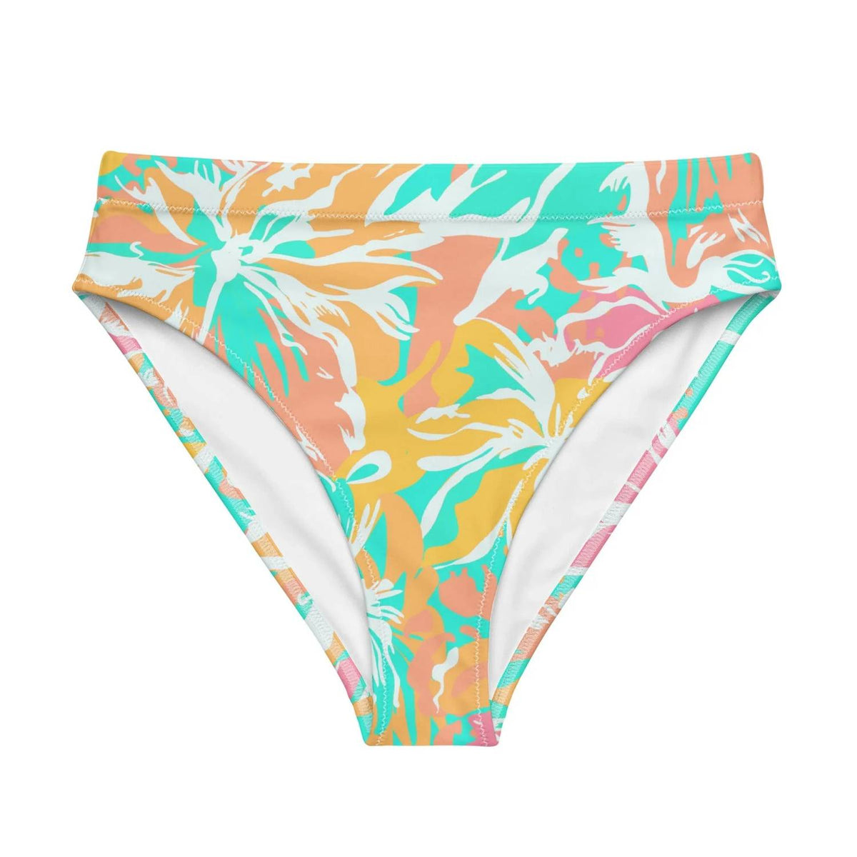 Coastal Cool - Women's High Waist Bikini Bottom
