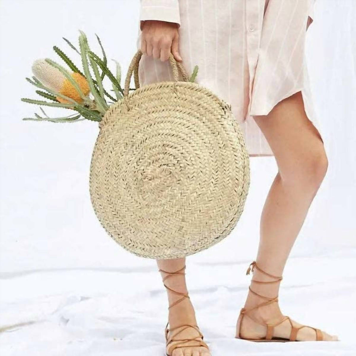 Panier Des Sens - Beach Straw Bag Moroccan Basket