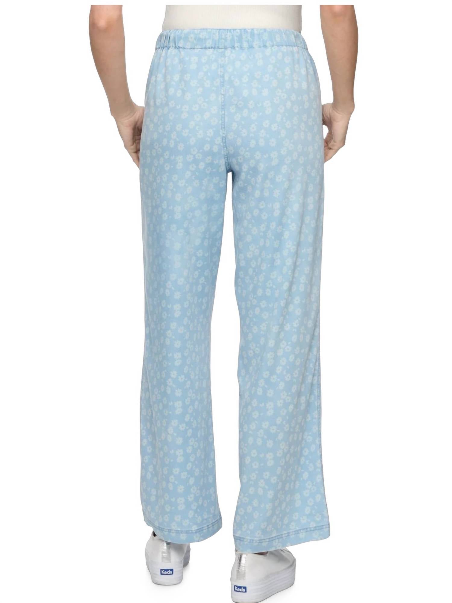 Flags & Anthem Triana Wide Leg Pull On Pant in floral - women's pants - detail view
