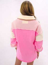 Very J - Keep it Cozy Colorblock Pullover