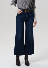 Citizens of Humanity Lyra Wide Leg Crop Jeans in dakota - women's jeans