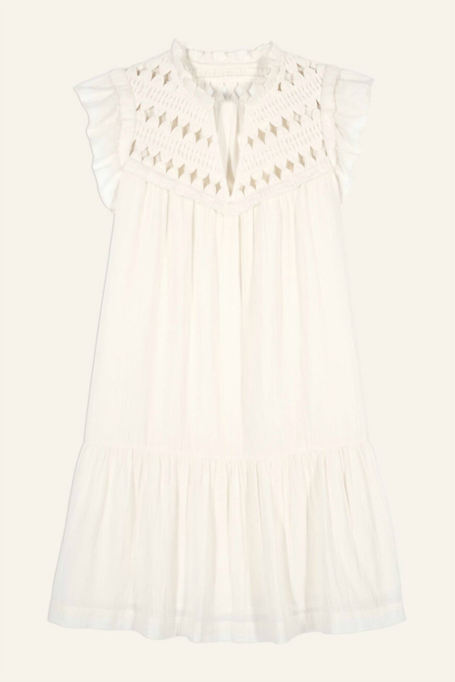 Ba&Sh - Bluma Flared Cut-out Detail V-neck Dress