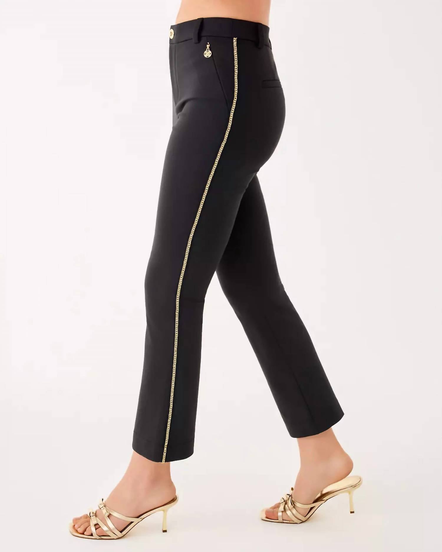 Lilly Pulitzer - Women's Ana Embellished Crop Flare Pants