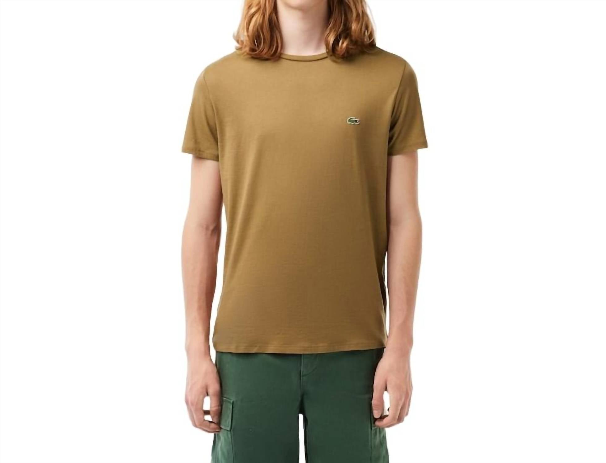 Lacoste - Men's Short Sleeve Crew Neck Pima Cotton Jersey T-shirt