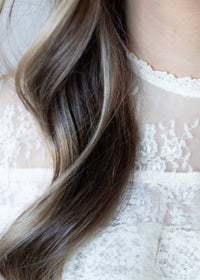 Forte Lila Lace Top in cream - women's blouse - view 4