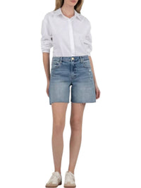 Kut From The Kloth - Hailey High Rise Short With Raw Hem