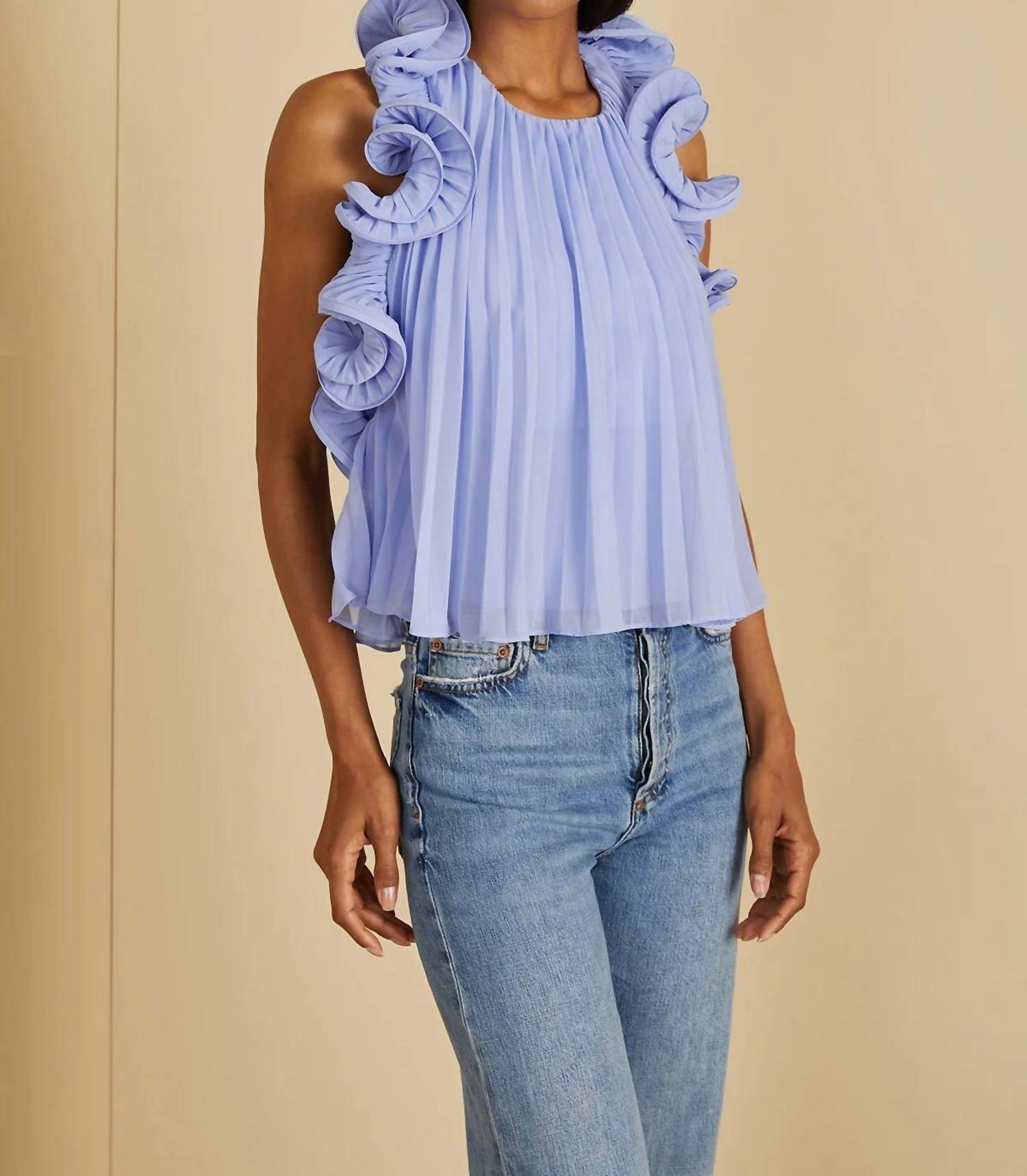 Amur - Baylin Pleated Top